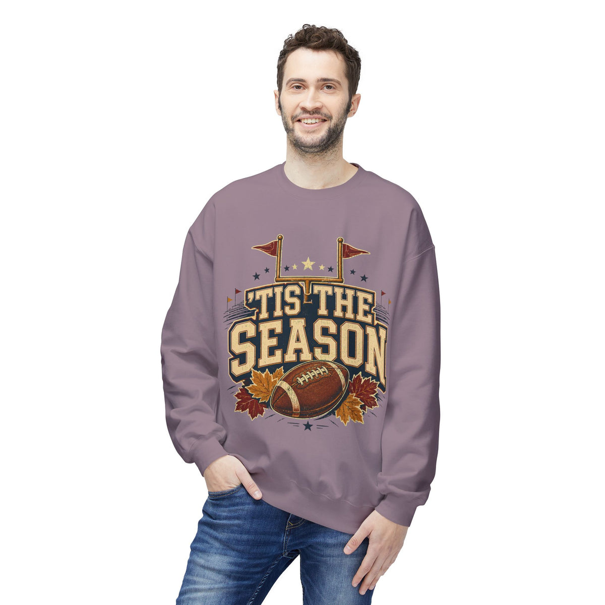 Football 'Tis The Season Crewneck Sweatshirt