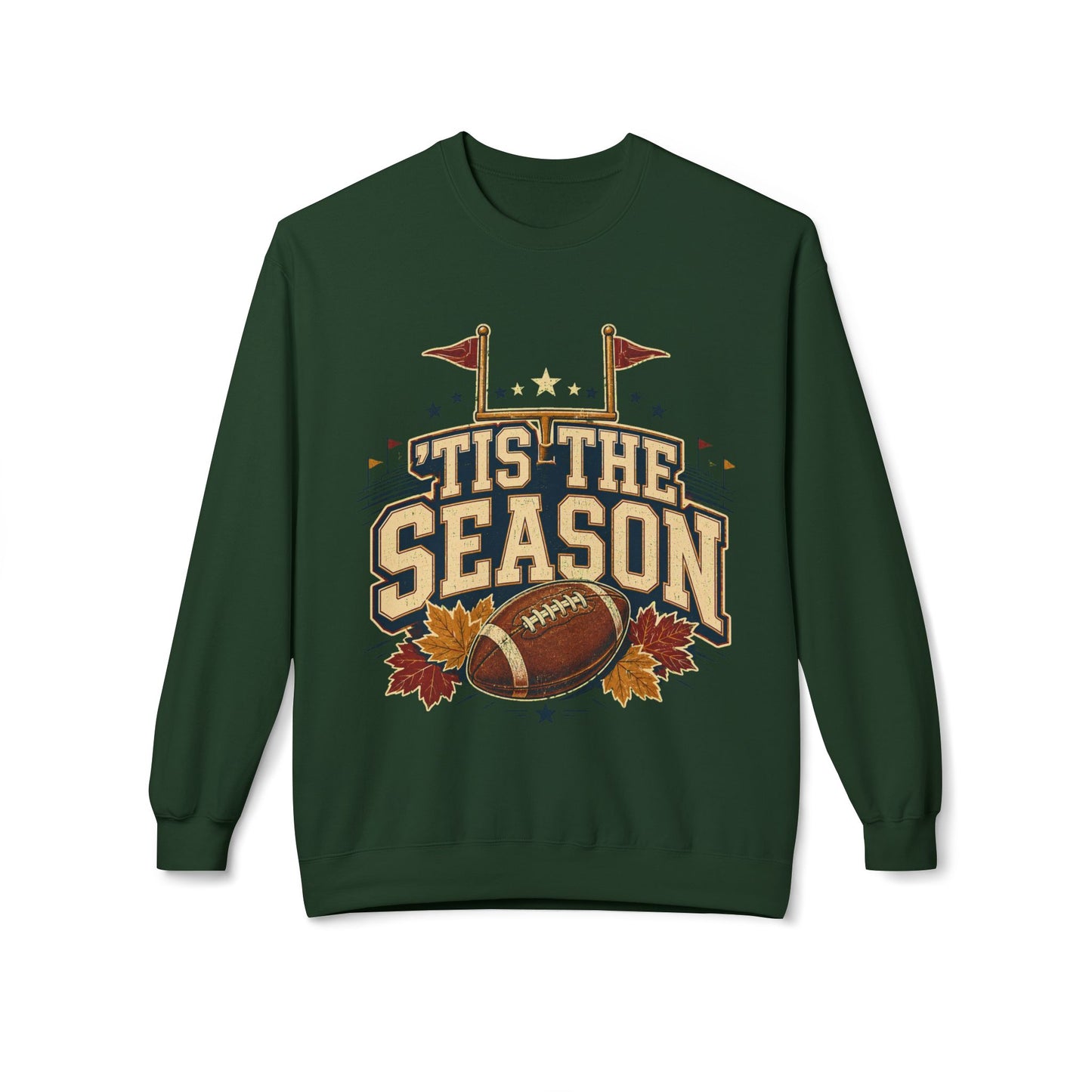 Football 'Tis The Season Crewneck Sweatshirt