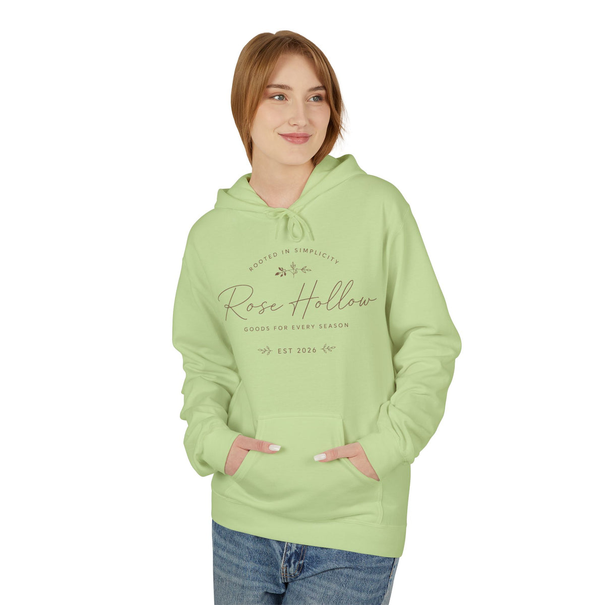 The Heritage Women's Hoodie — Fleece Pullover with Script Logo