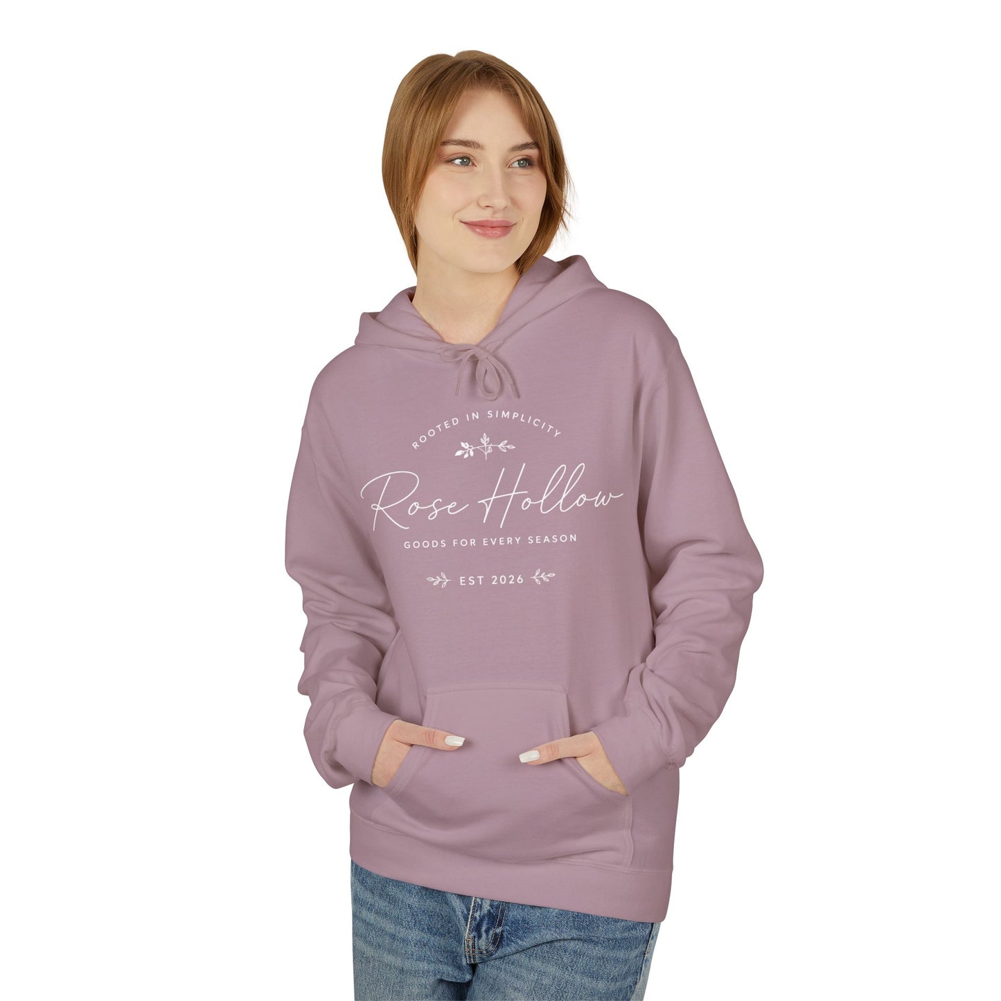The Heritage Women's Hoodie — Fleece Pullover with Script Logo