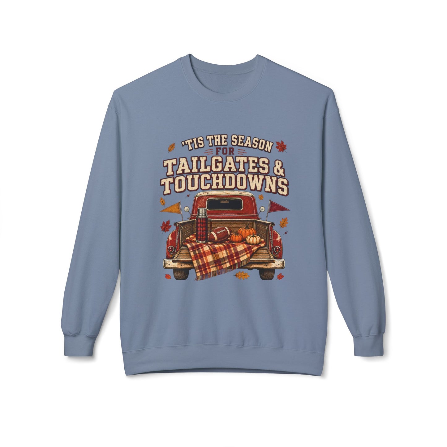 Tailgates & Touchdowns Sweatshirt — Vintage Fall Football Crewneck