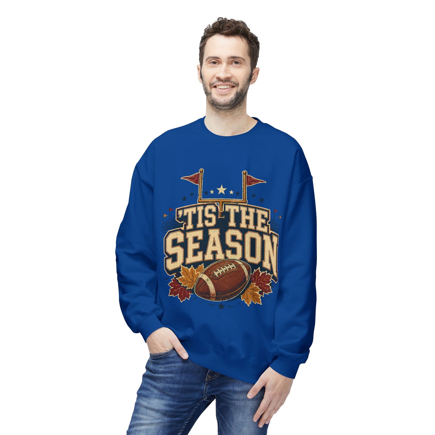 Football 'Tis The Season Crewneck Sweatshirt