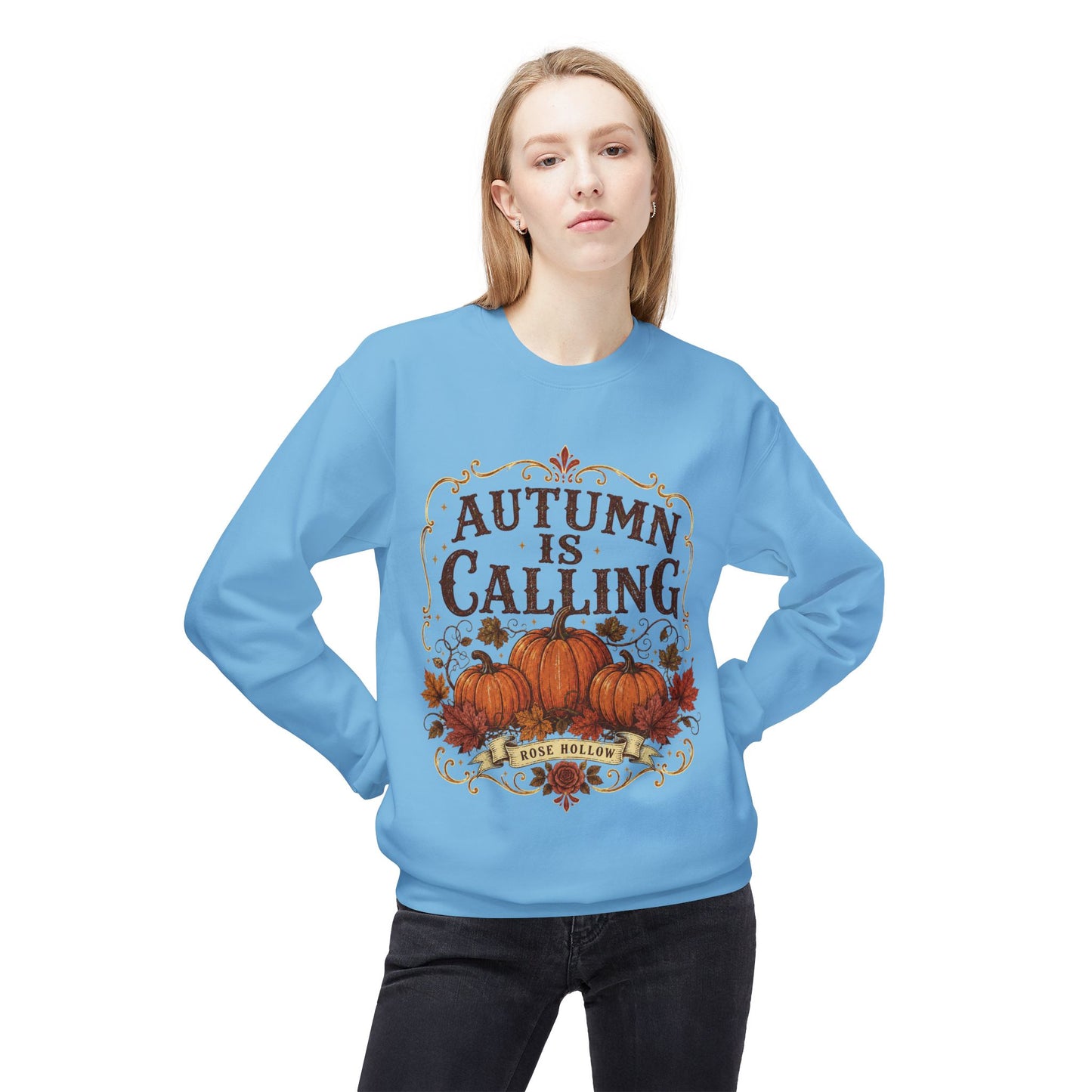 Autumn Is Calling Sweatshirt — Pumpkin Fall Crewneck