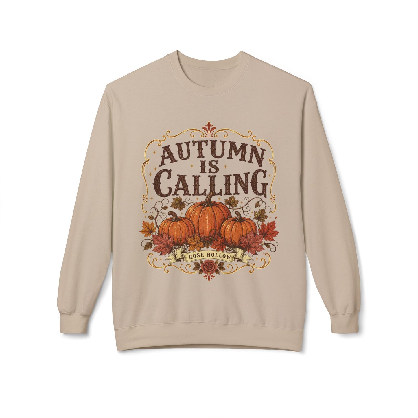 Autumn Is Calling Sweatshirt — Pumpkin Fall Crewneck