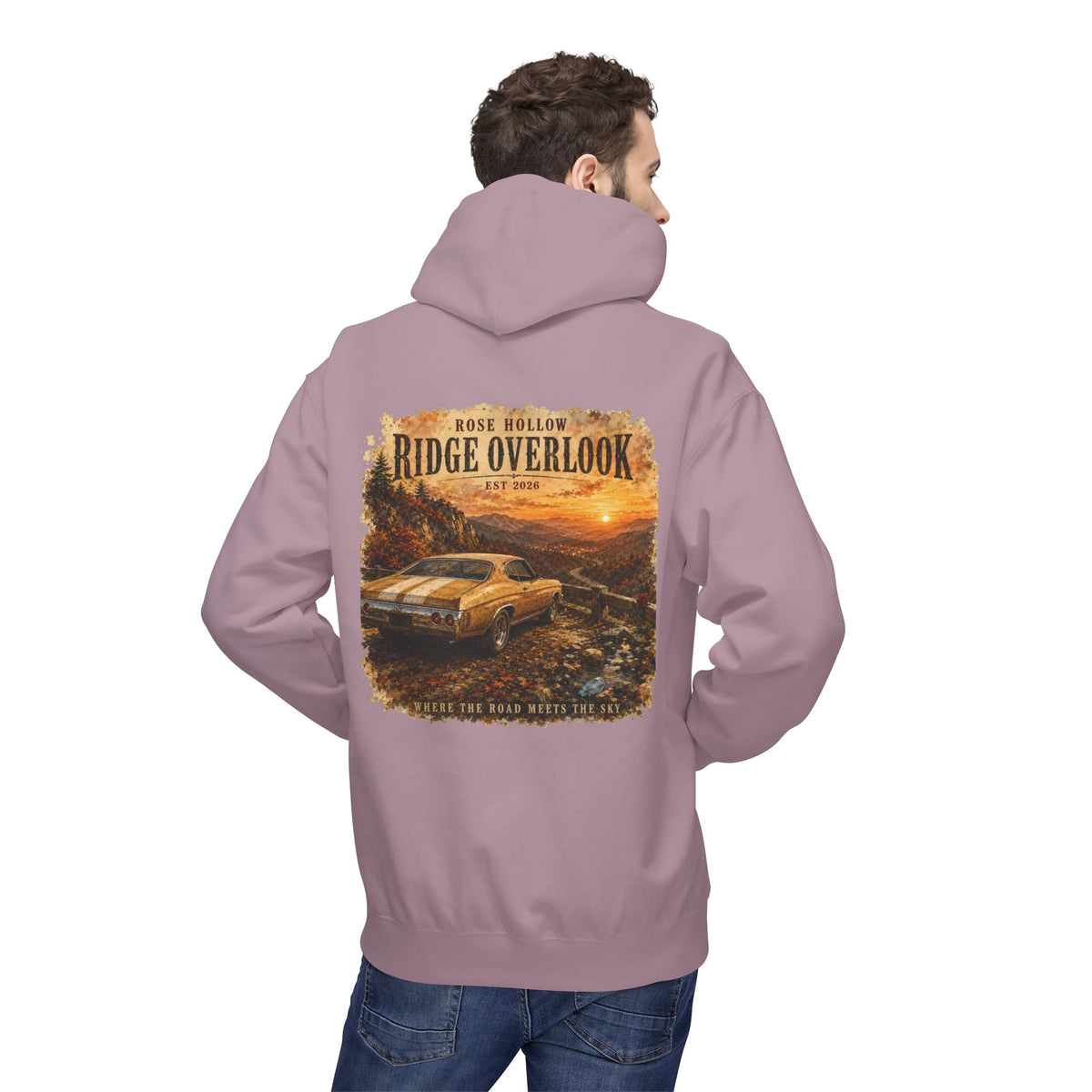 The Heritage Men's Hoodie — Retro Rustic Mechanics Pullover