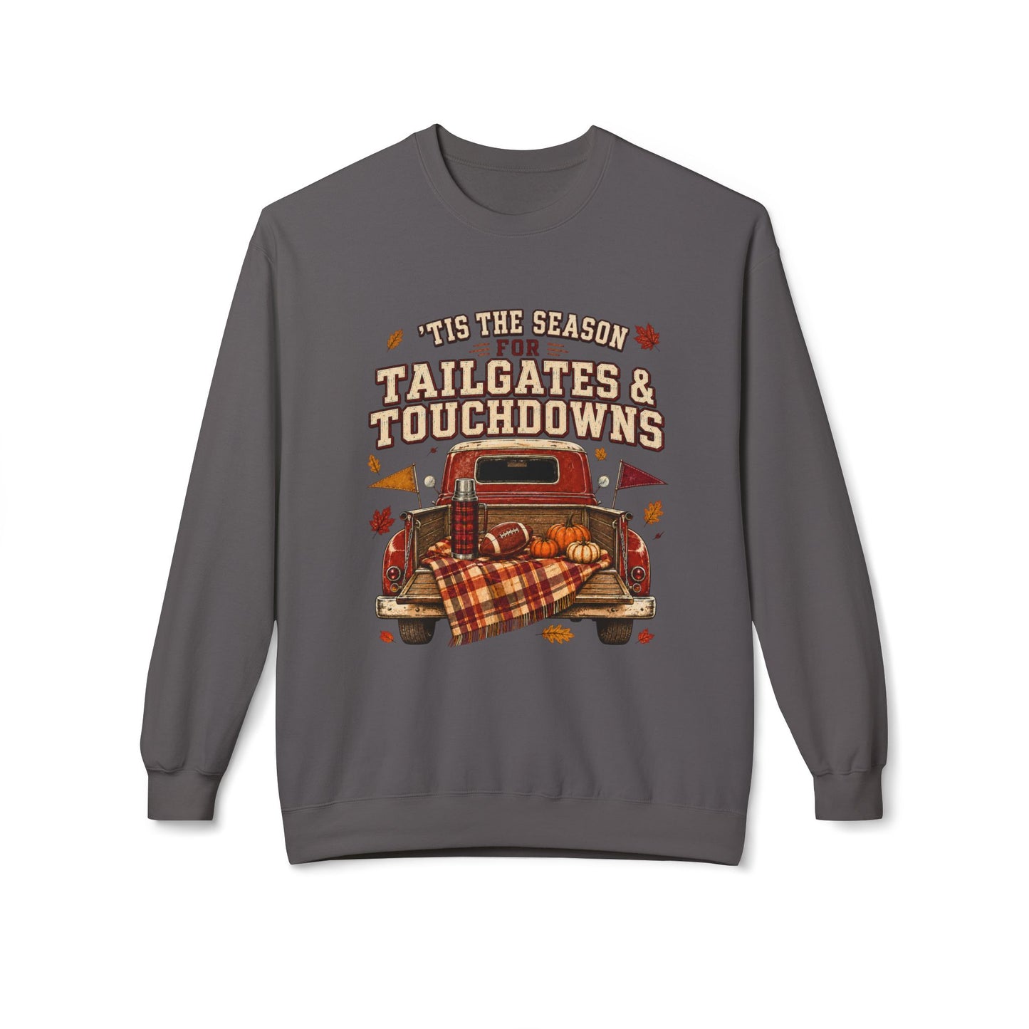Tailgates & Touchdowns Sweatshirt — Vintage Fall Football Crewneck