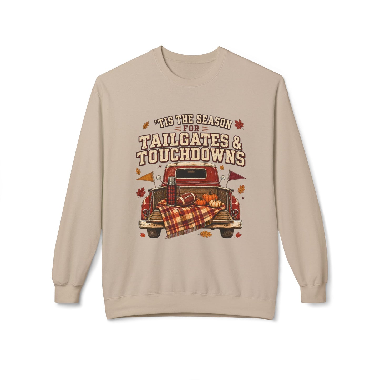 Tailgates & Touchdowns Sweatshirt — Vintage Fall Football Crewneck
