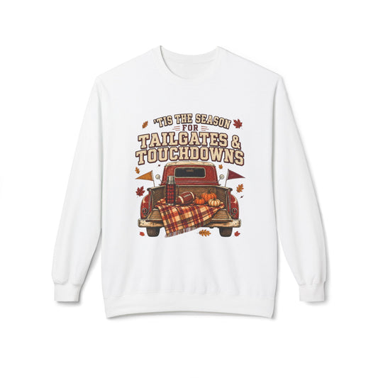 Tailgates & Touchdowns Sweatshirt — Vintage Fall Football Crewneck
