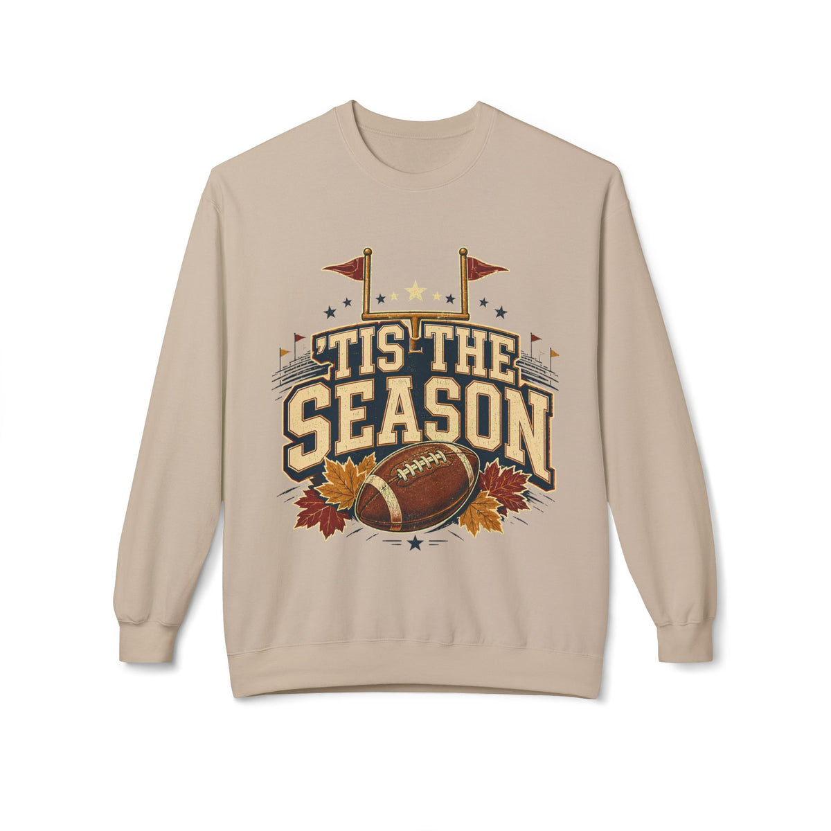 Football 'Tis The Season Crewneck Sweatshirt