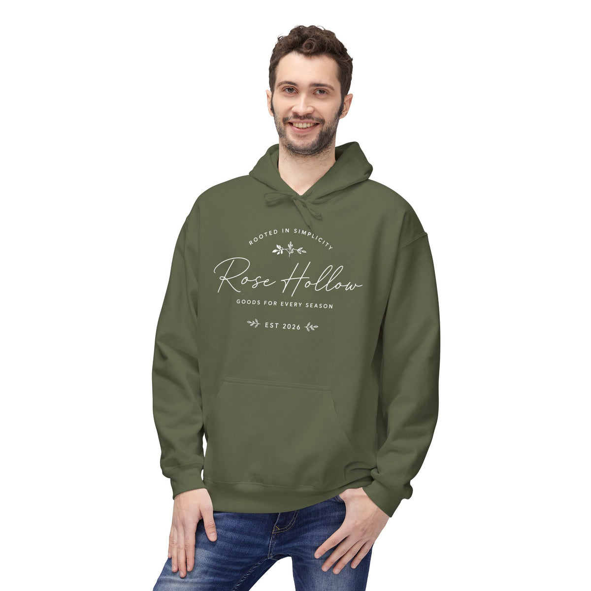 The Heritage Men's Hoodie — Retro Rustic Mechanics Pullover