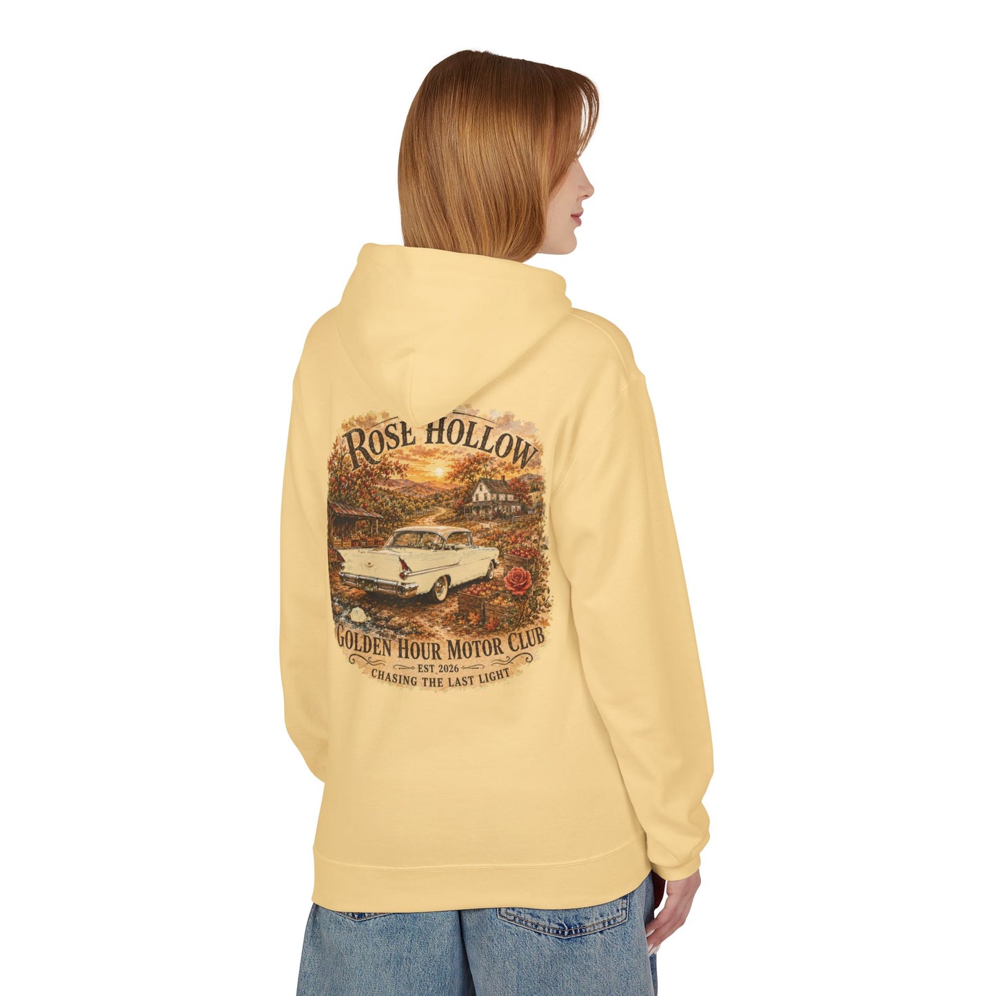 The Heritage Women's Hoodie — Fleece Pullover with Script Logo