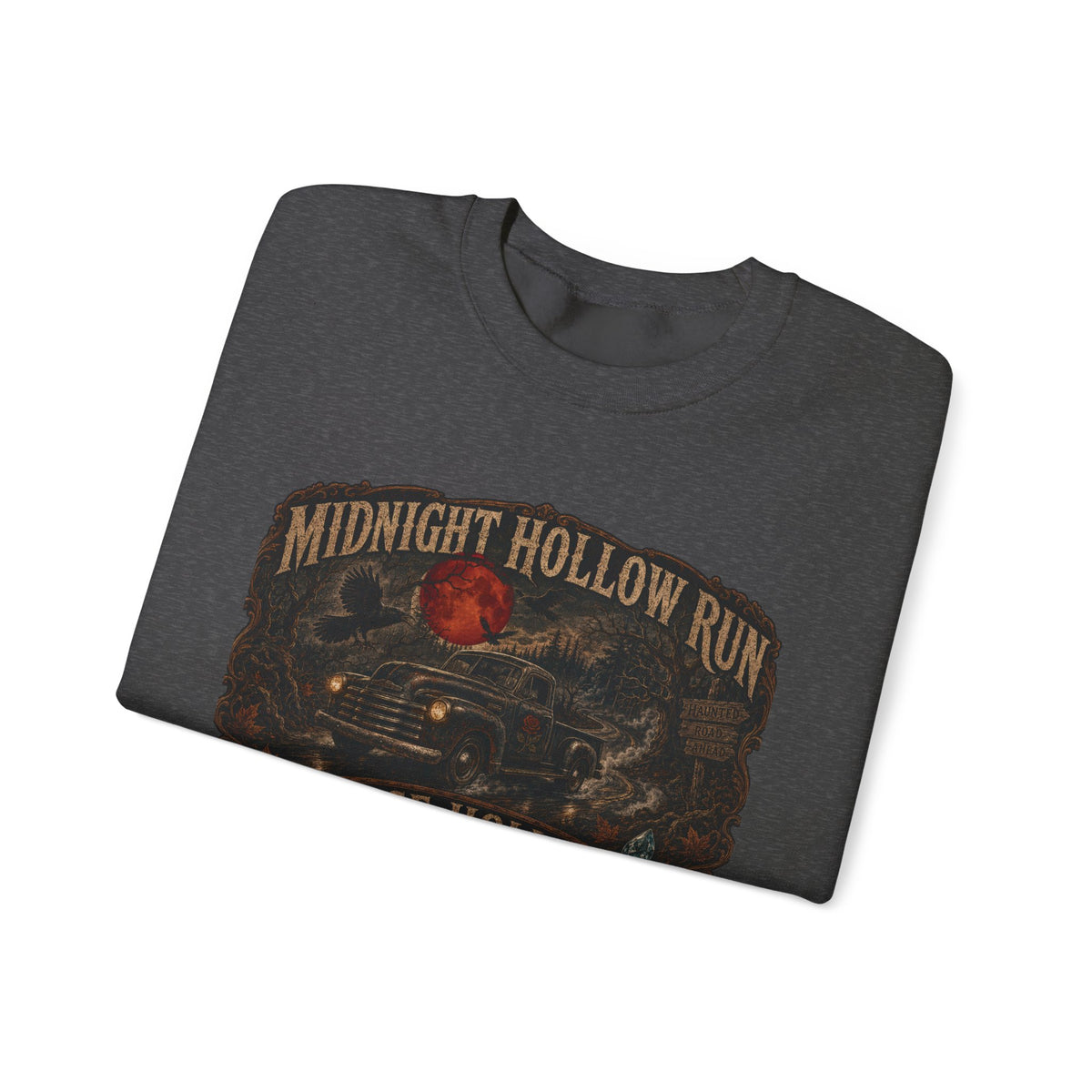 Midnight Hollow Run vintage car sweatshirt | Rose Hollow graphic sweatshirt