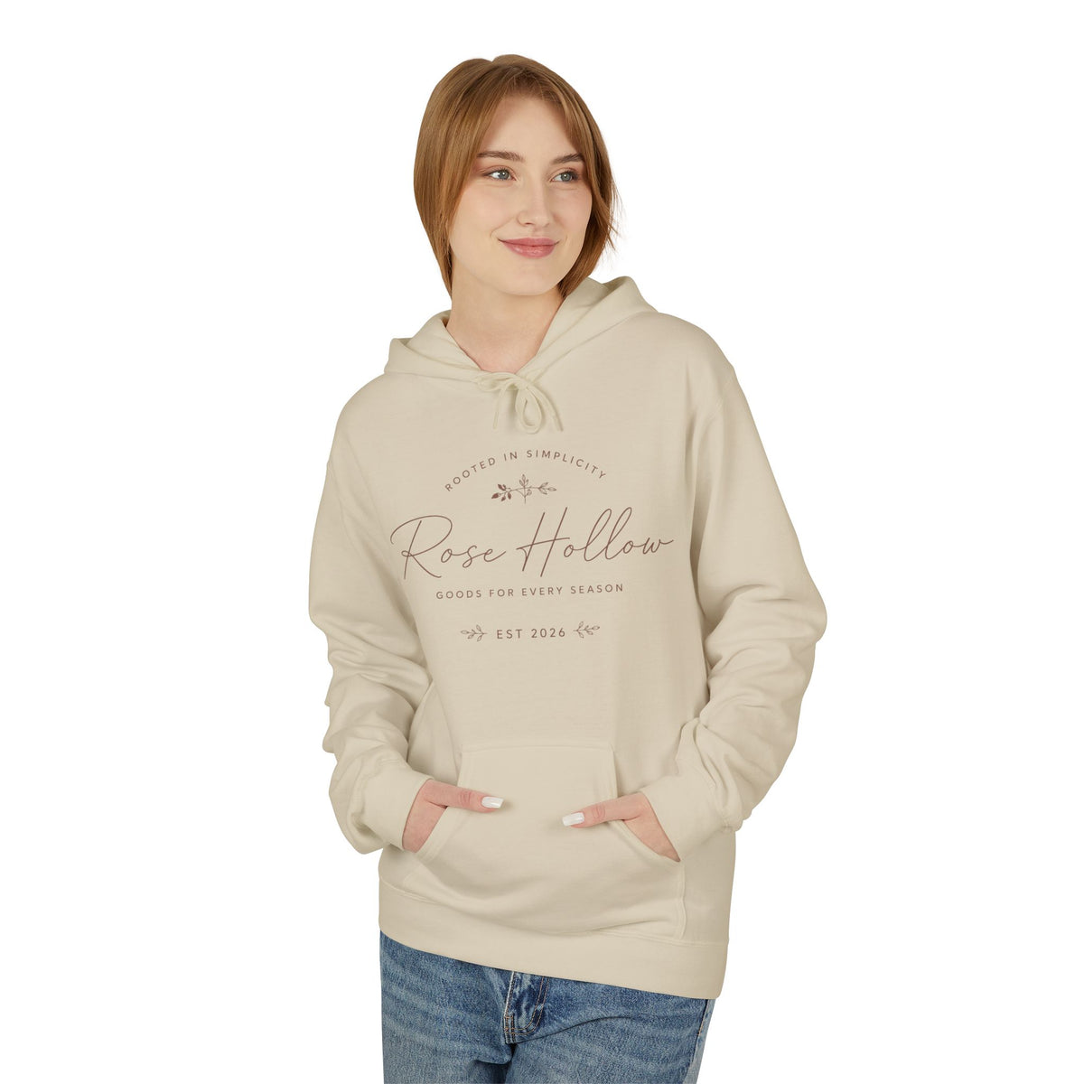 The Heritage Women's Hoodie — Fleece Pullover with Script Logo