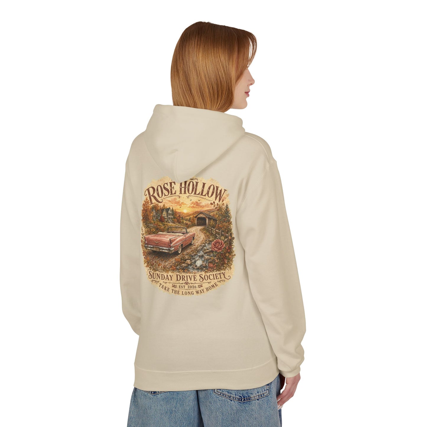 The Heritage Women's Hoodie — Fleece Pullover with Script Logo