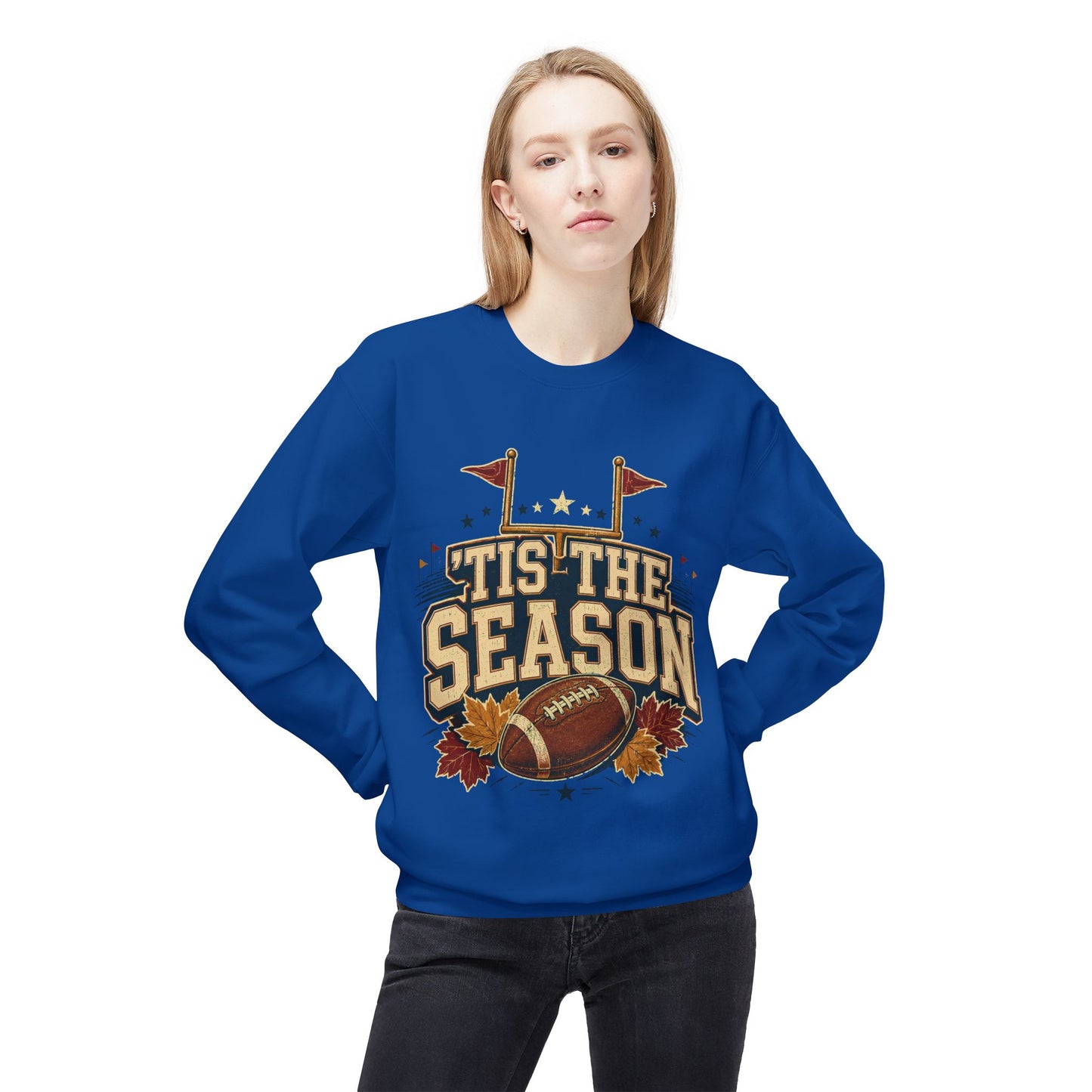 Football 'Tis The Season Crewneck Sweatshirt