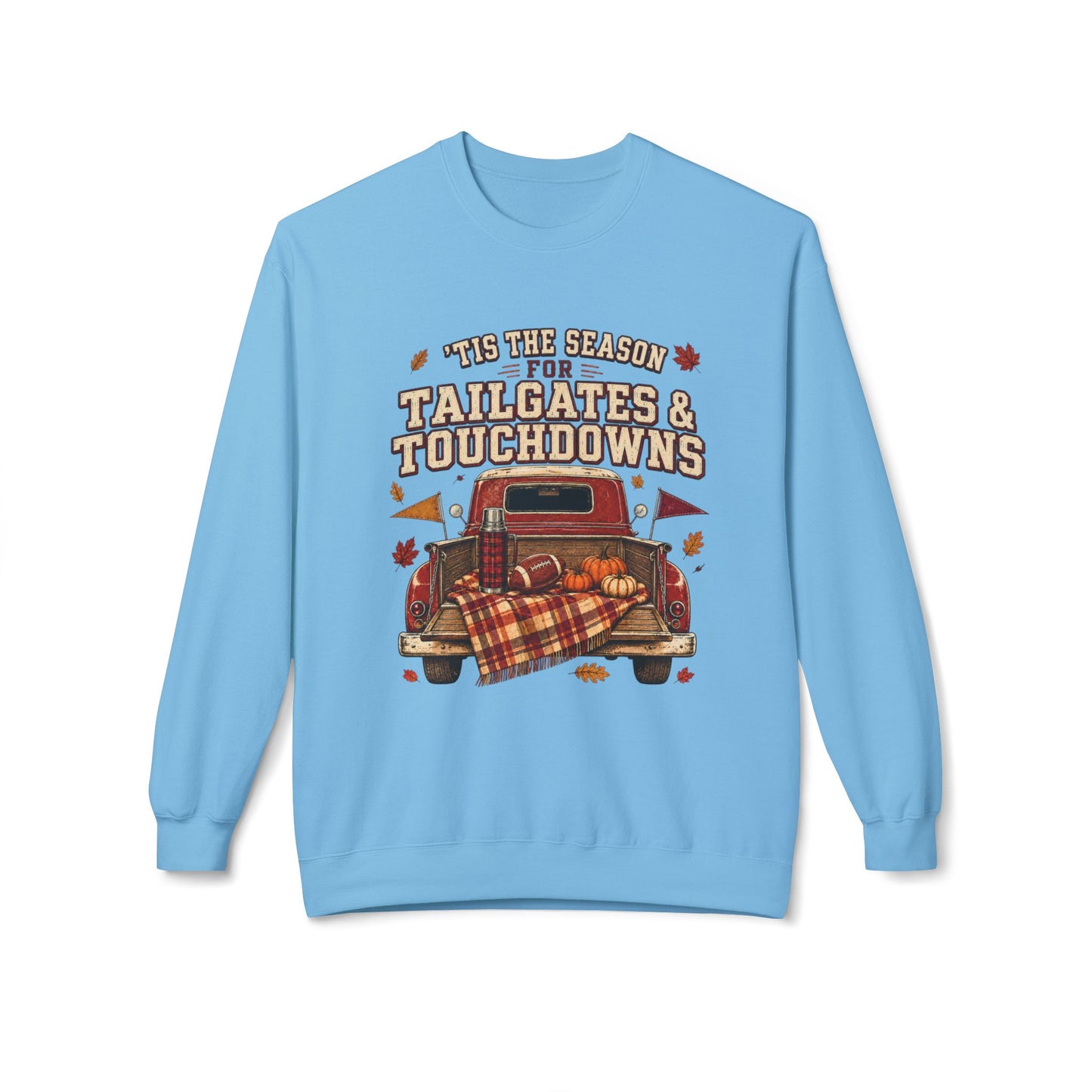Tailgates & Touchdowns Sweatshirt — Vintage Fall Football Crewneck