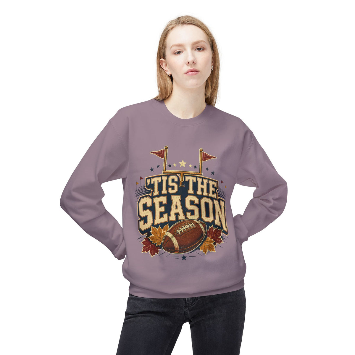 Football 'Tis The Season Crewneck Sweatshirt