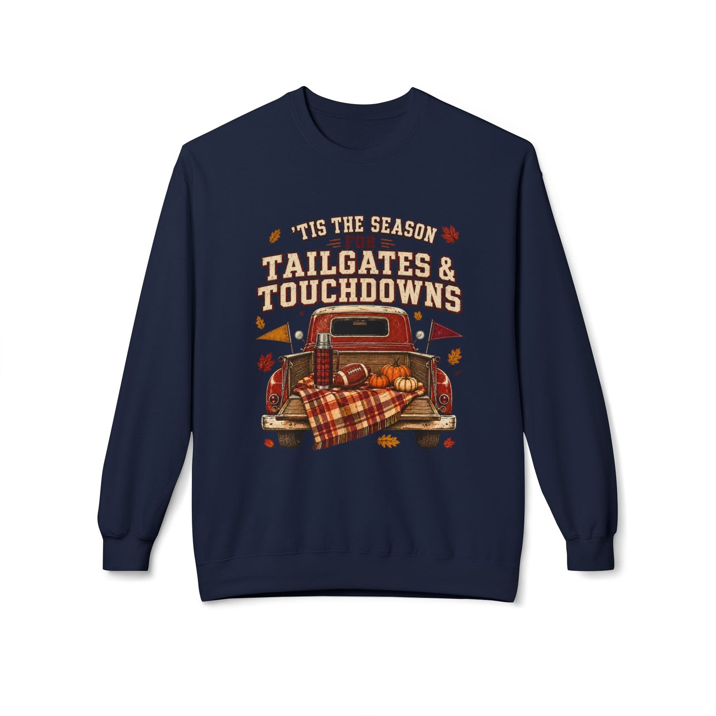Tailgates & Touchdowns Sweatshirt — Vintage Fall Football Crewneck