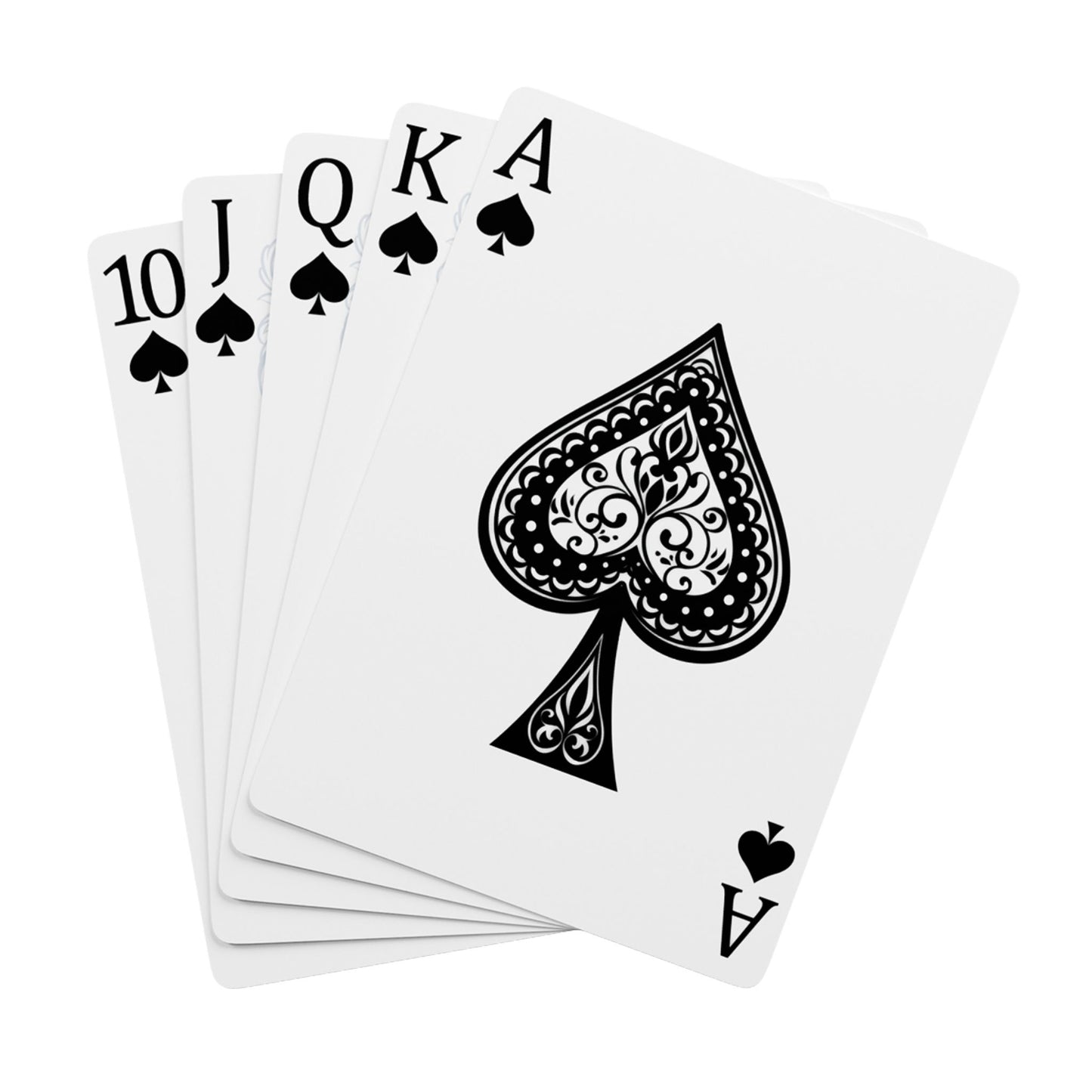 Wild Rose Poker Club Playing Cards — Vintage Rose Spade Deck