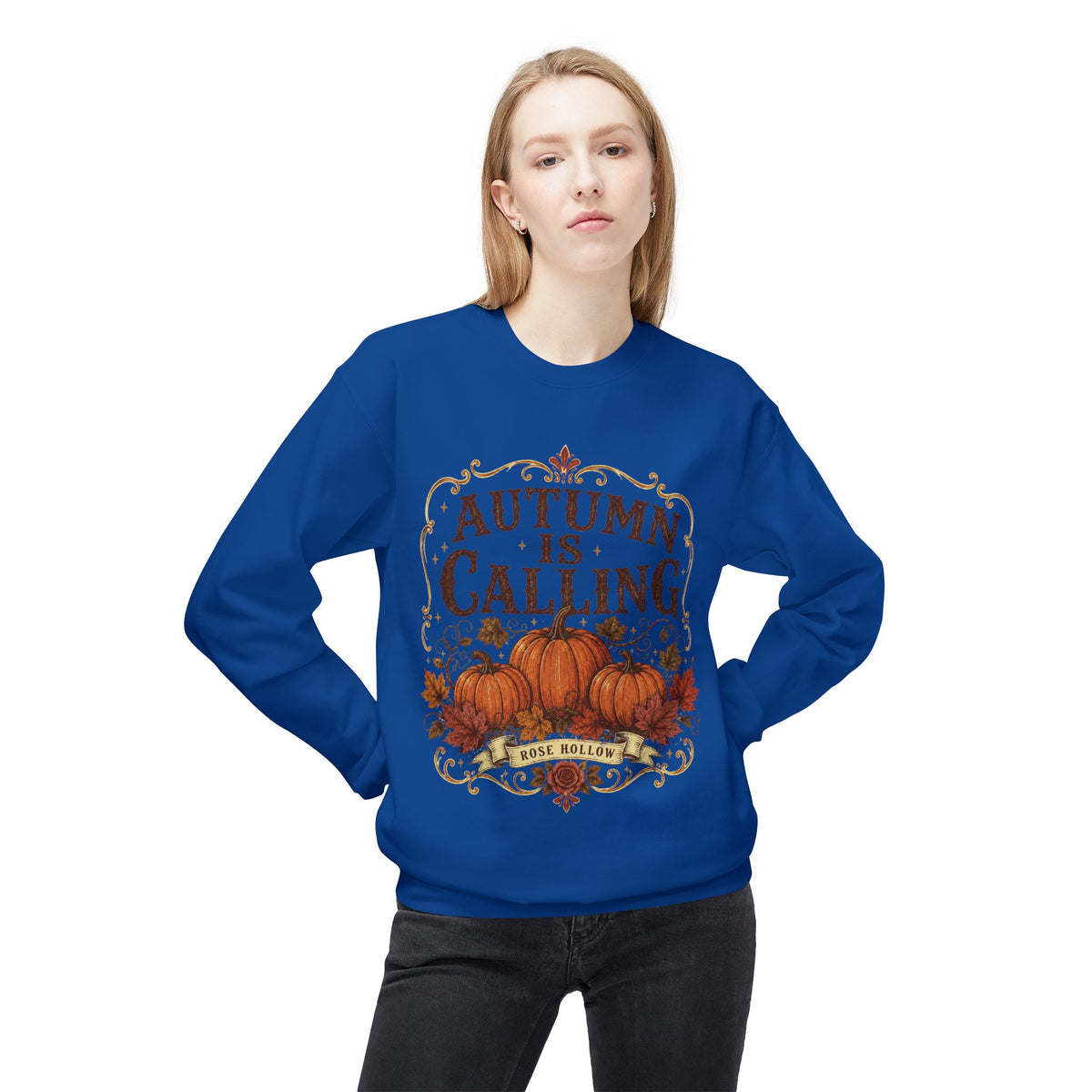 Autumn Is Calling Sweatshirt — Pumpkin Fall Crewneck