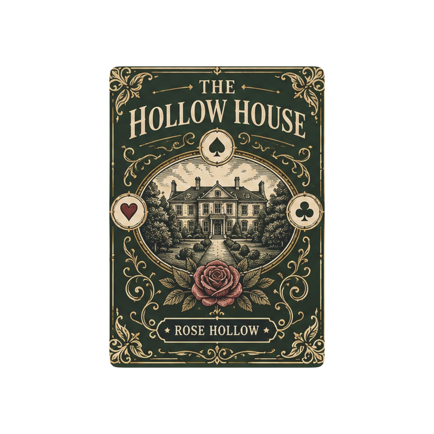 Rose Hollow Vintage Poker Playing Cards – The Hollow House Collector Deck