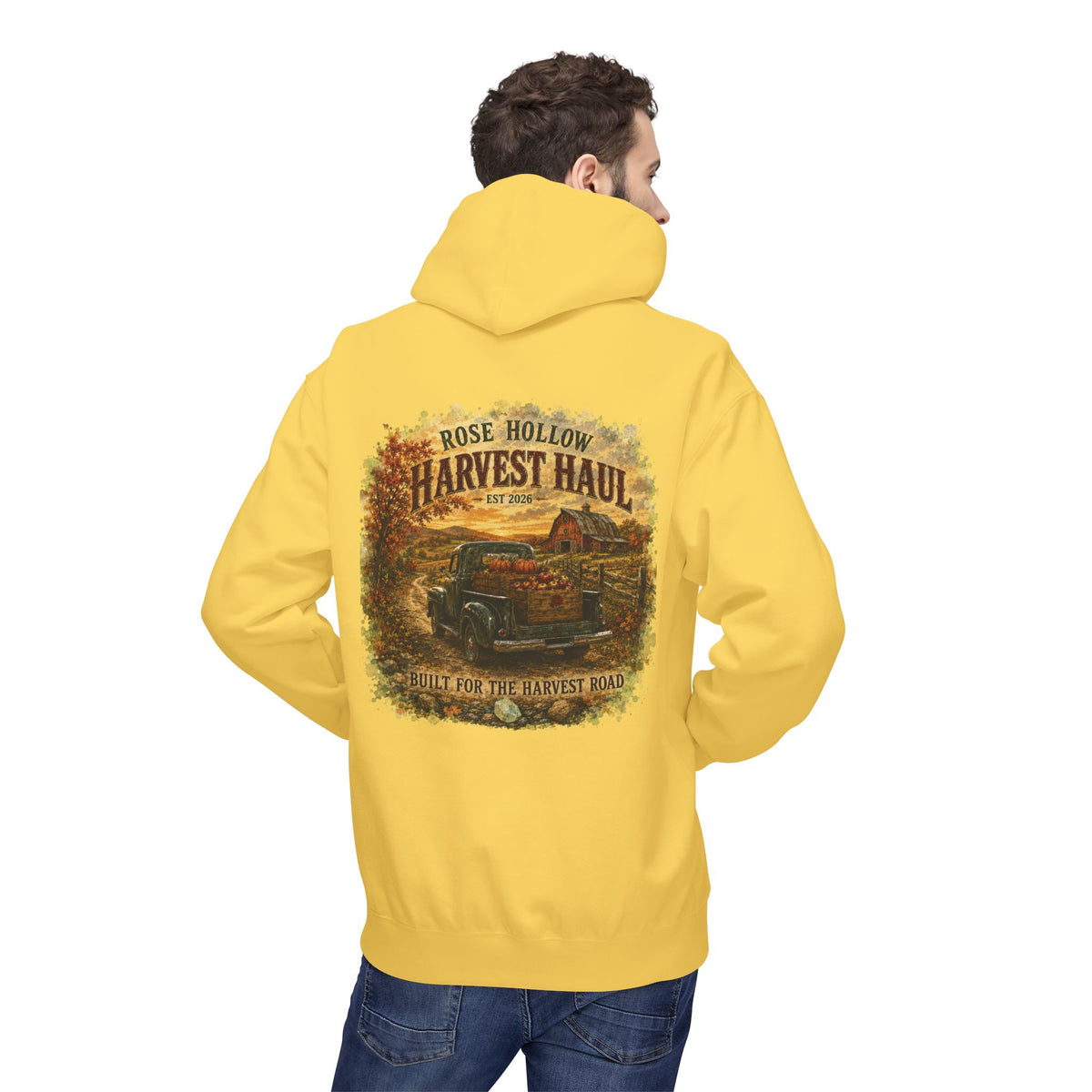 The Heritage Men's Hoodie — Retro Rustic Mechanics Pullover