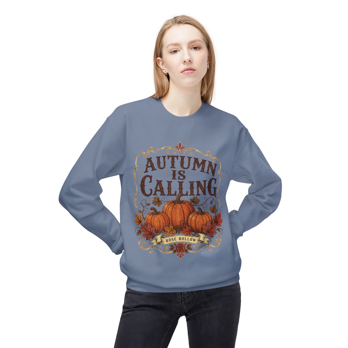 Autumn Is Calling Sweatshirt — Pumpkin Fall Crewneck