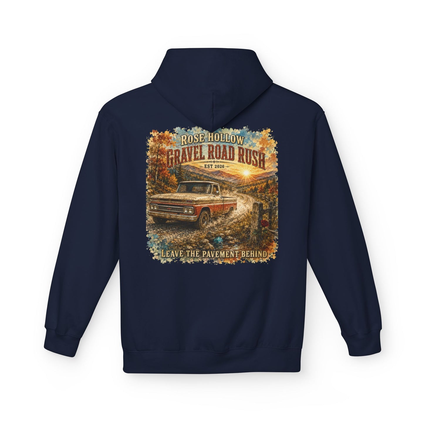 The Heritage Men's Hoodie — Retro Rustic Mechanics Pullover