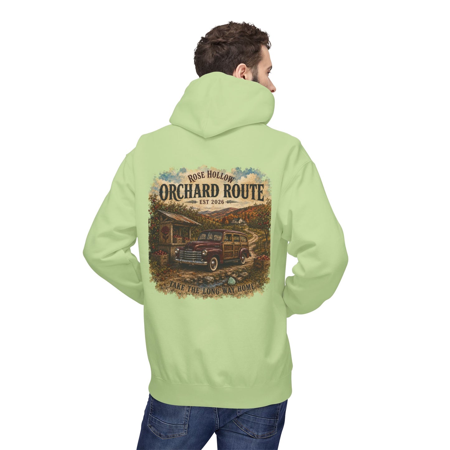 The Heritage Men's Hoodie — Retro Rustic Mechanics Pullover
