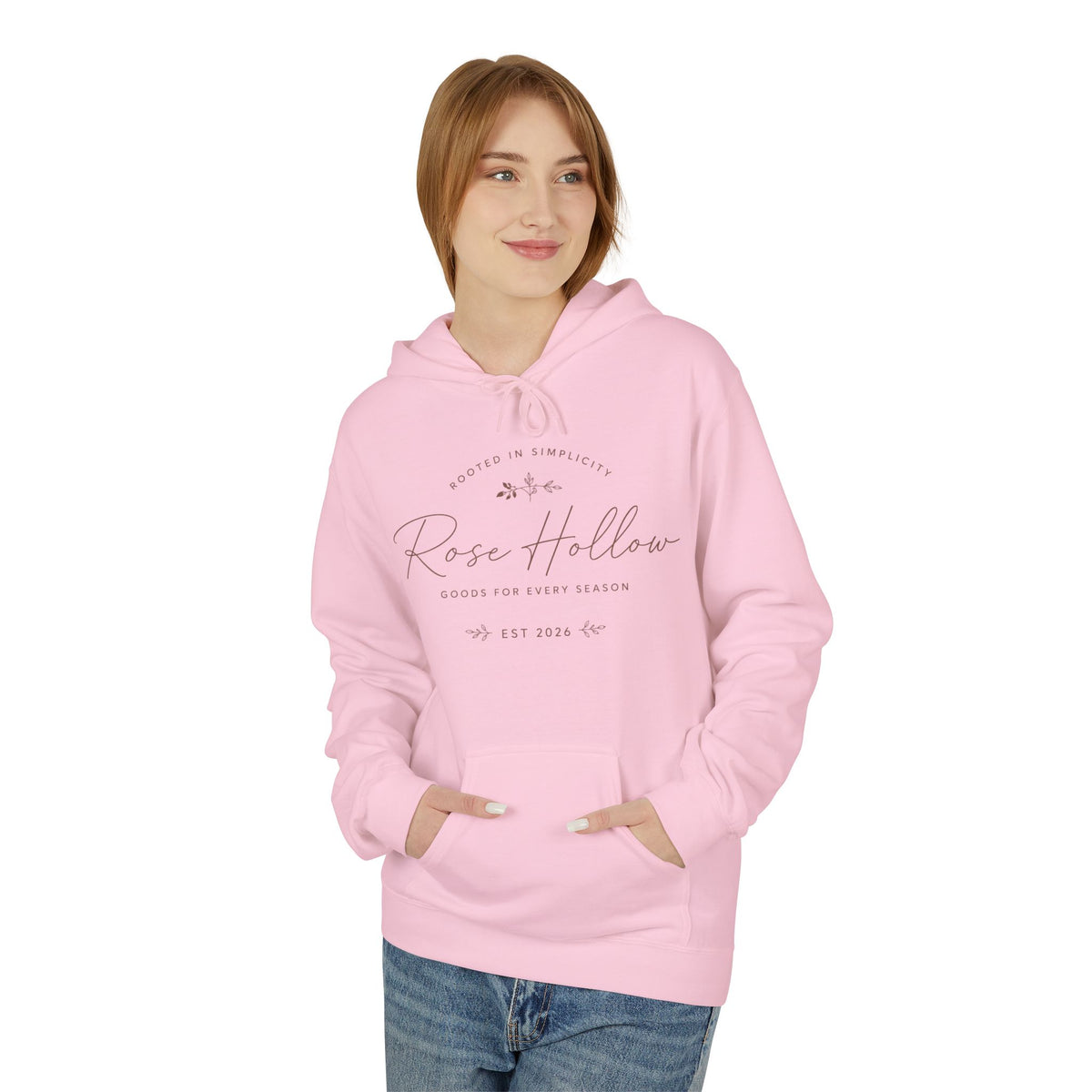 The Heritage Women's Hoodie — Fleece Pullover with Script Logo