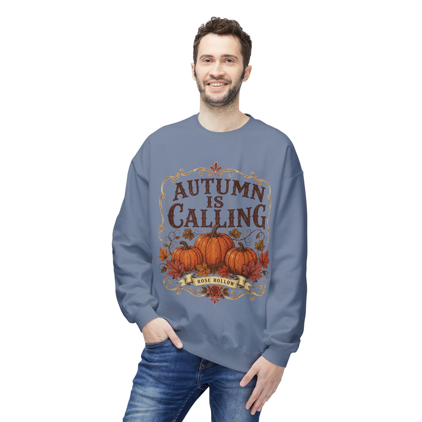 Autumn Is Calling Sweatshirt — Pumpkin Fall Crewneck