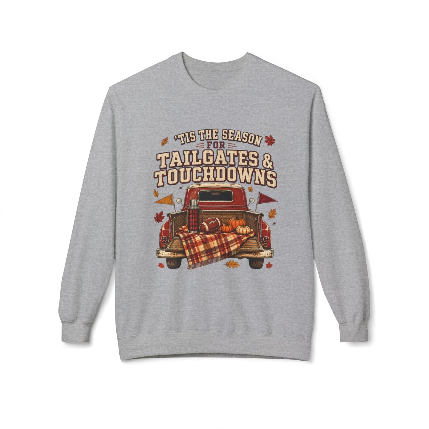 Tailgates & Touchdowns Sweatshirt — Vintage Fall Football Crewneck